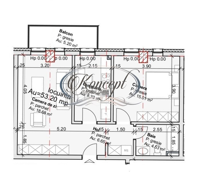 Apartament la etajul 1 in imobil Premium