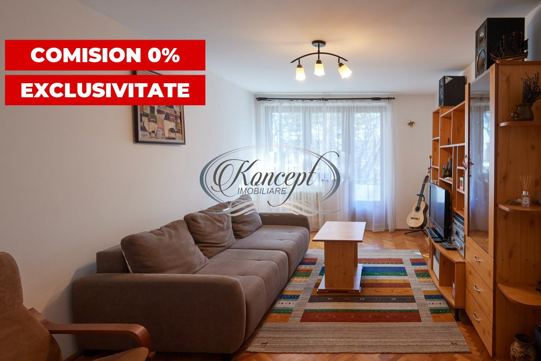 Exclusivitate 0% comision - Apartament decomandat pe Aleea Detunata