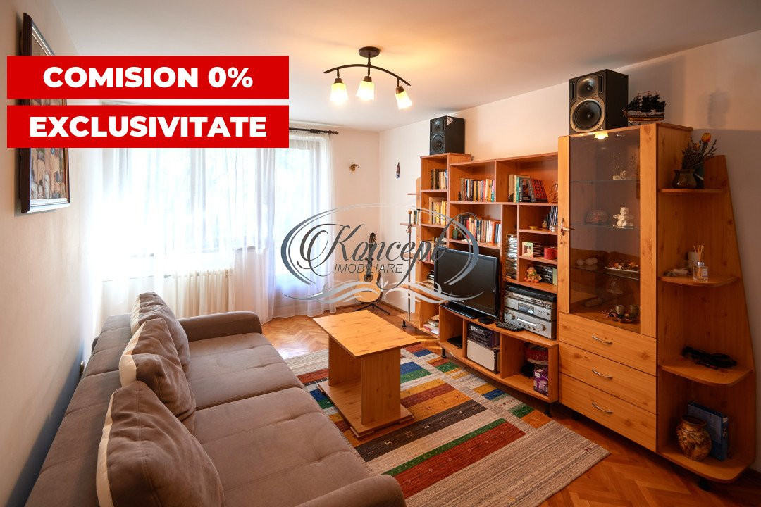 Exclusivitate 0% comision - Apartament decomandat pe Aleea Detunata