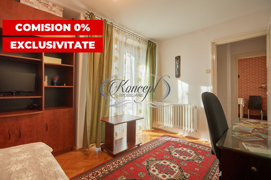 Exclusivitate 0% comision - Apartament decomandat pe Aleea Detunata