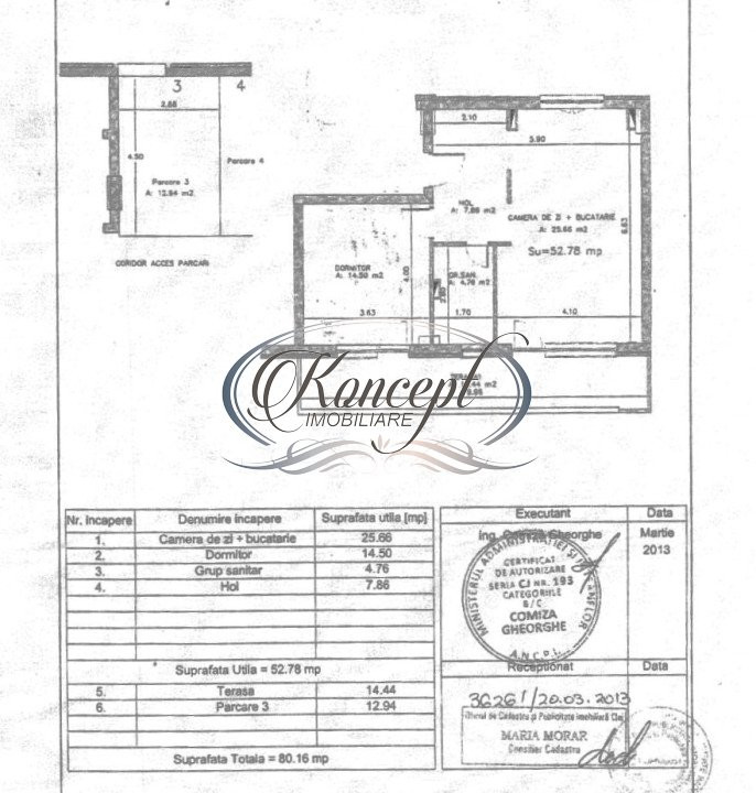 Exclusivitate 0% comision - Apartament cu terasa si garaj subteran