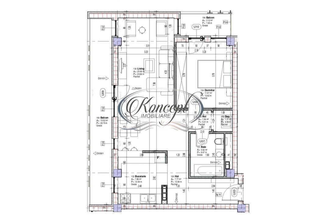 Apartament spatios pe strada Maramuresului