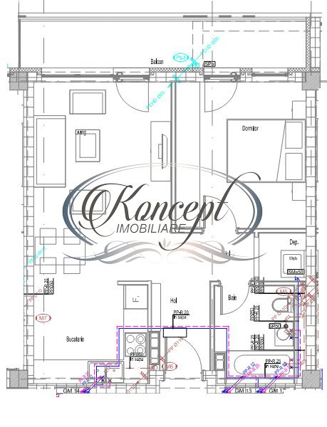 Apartament mobilat si utilat pe strada Maramuresului