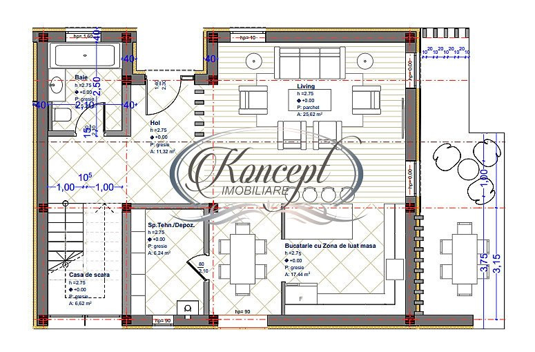 Teren autorizat pentru duplex in Feleacu