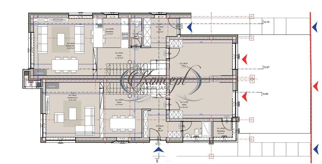 Duplex finisat, eficient termic