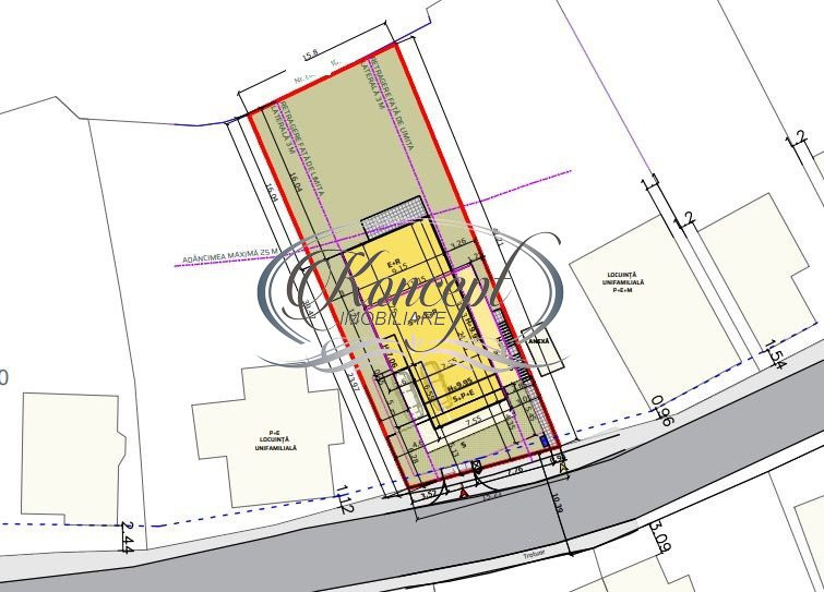 Teren cu autorizatie de construire in Dambul Rotund