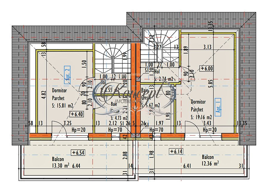 Duplex cu garaj in cartierul Damnul Rotund