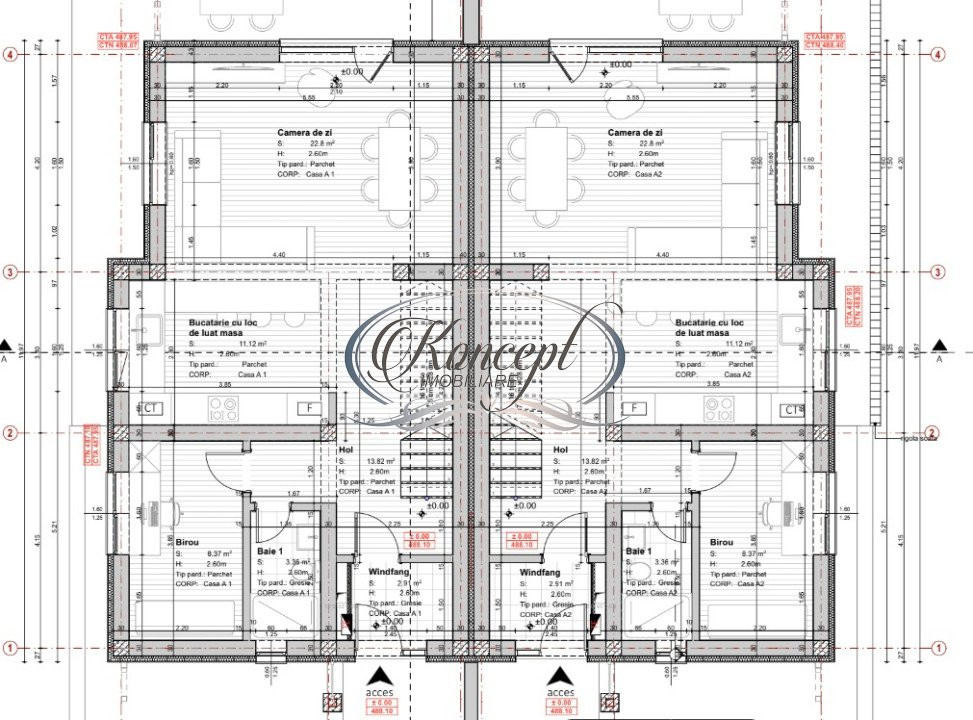 Duplex in Chinteni