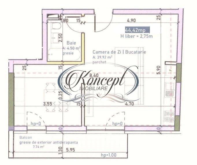 Apartament in proiect nou