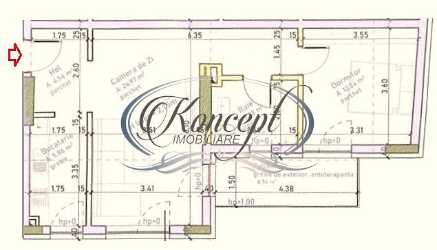 Apartament in proiect nou