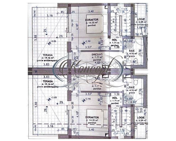 Duplex cu arhitectura moderna in Borhanci